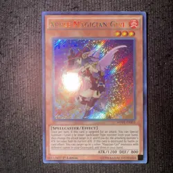 YUGIOH • APPLE MAGICIAN GIRL • SECRET RARE • MVP1-ENS15 • 1st EDITION • NM - Image 1