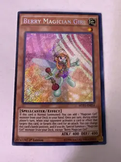 Yugioh - Berry Magician Girl - Secret - 1st - MVP1-ENS14 - LP - Image 1