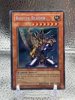 Yu-Gi-Oh! TCG Buster Blader BPT-008 Secret Rare Limited Edition 2003 Vintage HP - Image 1