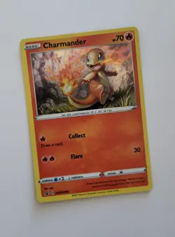 Pokemon Charmander SWSH092 Holo Black Star Promo 2021 TCG Card English ENG - Image 1