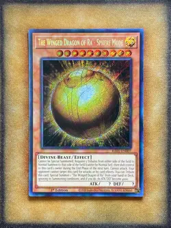 Yugioh The Winged Dragon of Ra - Sphere Mode RA01-EN007 Secret Rare 1st Ed NM - Image 1