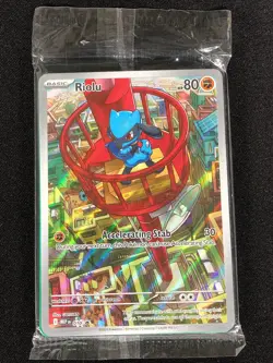 Pokemon Riolu Black Star Promo 010 Holo SEALED - Image 1