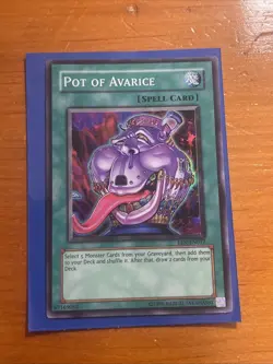 Yugioh Pot of Avarice EEN-EN037 Super Rare MP unlimited - Image 1