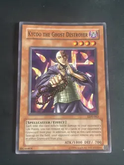 Yu-Gi-Oh! Kycoo the Ghost Destroyer Labyrinth of Nightmare SR LON-062 Unlimited - Image 1