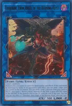 Cherubini, Ebon Angel of the Burning Abyss - RA01-EN042 - Ultra Rare - 1st Editi - Image 1