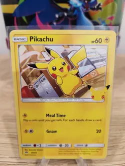 Pikachu 25/25 McDonalds Promo 2021 Pokemon Card NM - Non Holo - Image 1