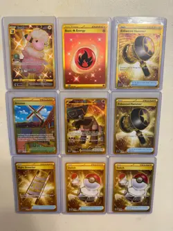 Pokemon Hyper Rare Gold Card Lot - ALL NM+ - Image 1