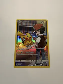 Pikachu 241/236 Secret Rare SR Sun & Moon Cosmic Eclipse 2019 Near Mint - Image 1