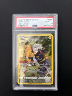 Pokemon Pikachu TG05/TG30 2022 Lost Origin Trainer Gallery PSA 10 GEM MINT - Image 1