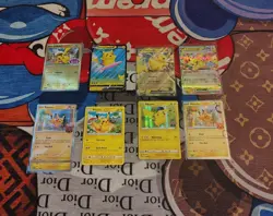 Pokemon TCG Pikachu Lot Gem Vol 5 Captain Pikachu Stamped Promos Surfing Swirls - Image 1