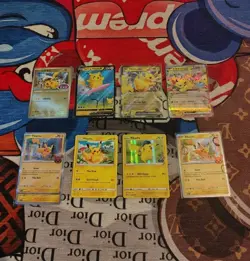 Pokemon TCG Pikachu Lot Gem Vol 5 Captain Pikachu Stamped Promos Surfing Swirls - Image 2