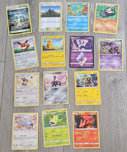 Pokemon TCG Silver Tempest 14-Card Lot Reverse Holo/Regular Eevee Pikachu - Image 1