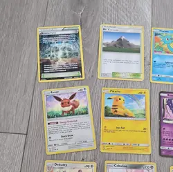 Pokemon TCG Silver Tempest 14-Card Lot Reverse Holo/Regular Eevee Pikachu - Image 2
