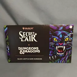 Magic: The Gathering Secret Lair x D&D Black Lights & Dark Dungeons Box Sealed - Image 1