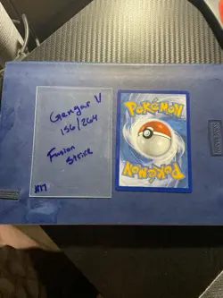Pokemon Gengar v Fusion Strike Holo Ultra Rare Card 156/264 Near Mint Condition - Image 2