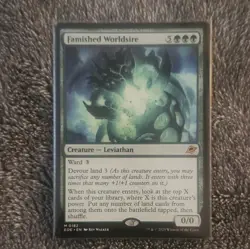 Wizards of the Coast Famished Worldsire Regular #0182 G EN 2025 - Image 1