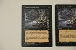MTG 2x Demonic Consultation - Ice Age - + Mystic Remora - Image 3