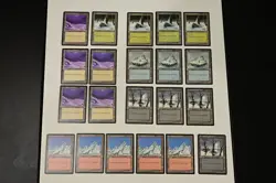 Wizards of the Coast Ice Age 1995 Snow-Covered Basic Lands Lot (21) - Image 1