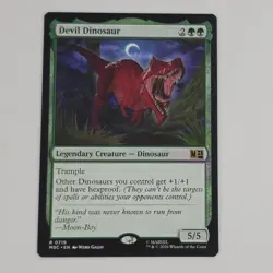 MTG Devil Dinosaur 719 Rare Commander Marvel Super Heroes Magic The Gathering NM - Image 1