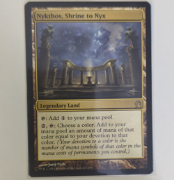 Wizards of the Coast Nykthos, Shrine to Nyx Theros Rare Land #223/249 EN 2013 - Image 1