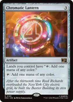 NM Chromatic Lantern, MTG, Heroes Commander, Magic the Gathering, 195 - Image 1