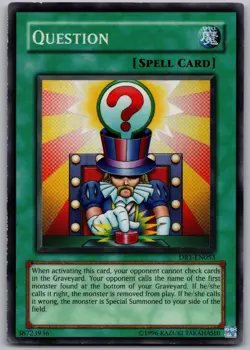 Question Unlimited Super Rare Dark Revelation Volume 1 DR1-EN053 LP - Image 1