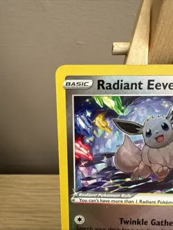 Pokemon TCG Radiant Eevee SWSH230 Black Star Promo Pokemon Go! - Image 3
