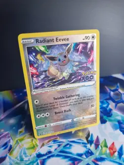 Pokemon TCG - Radiant Eevee SWSH230 - Pokemon Go - Black Star Promo - Image 3