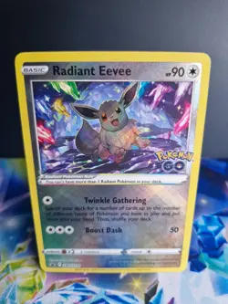 Pokemon TCG - Radiant Eevee SWSH230 - Pokemon Go - Black Star Promo - Image 4