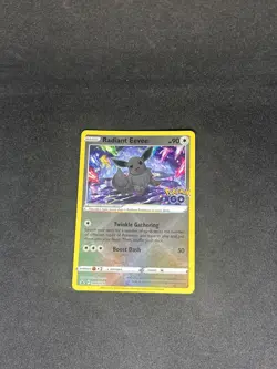Pokemon TCG Card Radiant Eevee - SWSH230 Pokemon GO - Black Star Promo - Image 1