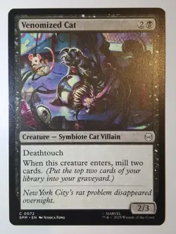 Vemonized Cat 0072 SPM Marvel's Spider-Man MTG - Image 1