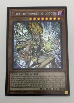 Phara the Primordial Goddess (Secret Rare) CORI-EN022 Chaos Origins 1st Edition - Image 1