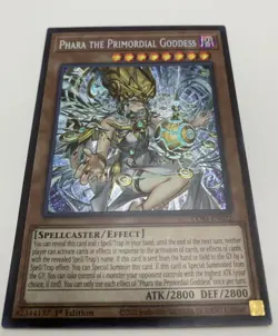 Phara the Primordial Goddess (Secret Rare) CORI-EN022 Chaos Origins 1st Edition - Image 2