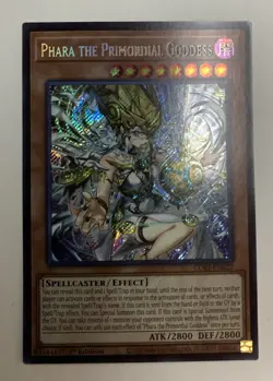 Phara the Primordial Goddess (Secret Rare) CORI-EN022 Chaos Origins 1st Edition - Image 3