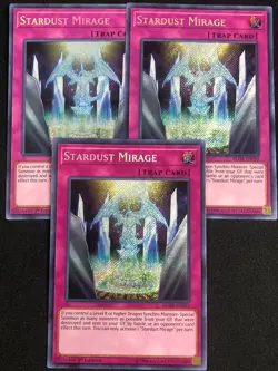 YUGIOH STARDUST MIRAGE BLHR-EN055 1ST SECRET X3 NM - Image 1
