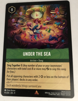 Under the Sea 95/204 Disney Lorcana Ursula's Return Regular Rare Card NM - Image 1
