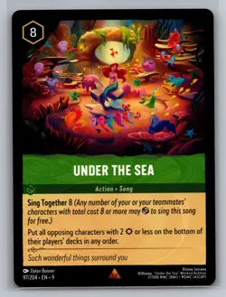 Under the Sea 97/204 Disney Lorcana Fabled Rare NM - Image 1