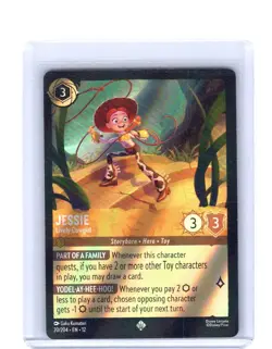 Disney Lorcana Jessie Lively Cowgirl 20/204 Foil - Image 1