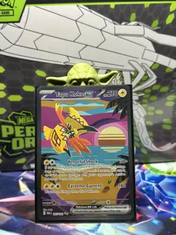 Pokemon TCG Sir Paradox Rift Tapu Koko EX AR Card 247/182 SV04 - Image 1