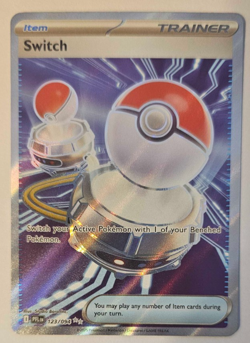 Pokemon TCG: Switch 123/094 Secret Rare - Phantasmal Flames - Near Mint - Image 1
