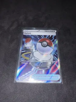 Pokemon TCG Switch Trainer Full Art Pokemon 123/094 Phantasmal Flames NM - Image 1