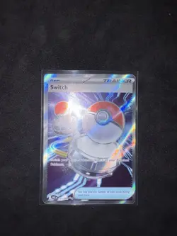 Pokemon TCG Switch Trainer Full Art Pokemon 123/094 Phantasmal Flames NM - Image 2