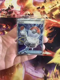 Switch 123/094 Ultra Rare Full Art Phantasmal Flames Pokemon NM - Image 1