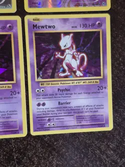 Pokemon 4 Card Lot Cracked Ice Mewtwos Reverse Gengar Holo Garchomp TCG - Image 5