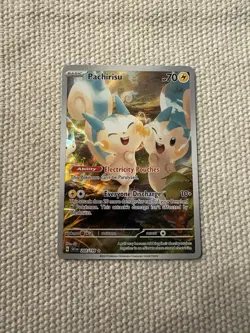 Pachirisu 208/198 Scarlet £ Violet Base NM Illustration Rare Pokemon TCG - Image 1