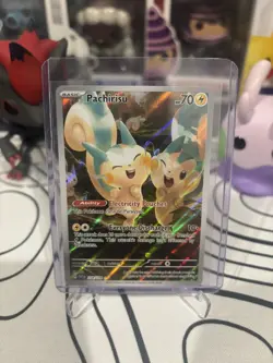 Pokemon TCG Pachirisu Scarlet & Violet Base Set 208/198 Holo Illustration Rare - Image 1