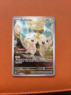 Pachirisu 208/198 Pokemon TCG Scarlet Violet Base Illustration Rare - Image 1