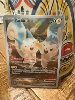 Pachirisu 208/198 Pokemon TCG Scarlet Violet Base Illustration Rare - Image 1