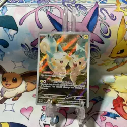 Pokemon TCG Pachirisu Scarlet & Violet Base Set 208/198 Holo Illustration Rare - Image 1