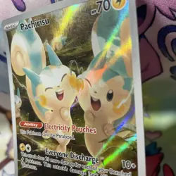 Pokemon TCG Pachirisu Scarlet & Violet Base Set 208/198 Holo Illustration Rare - Image 2